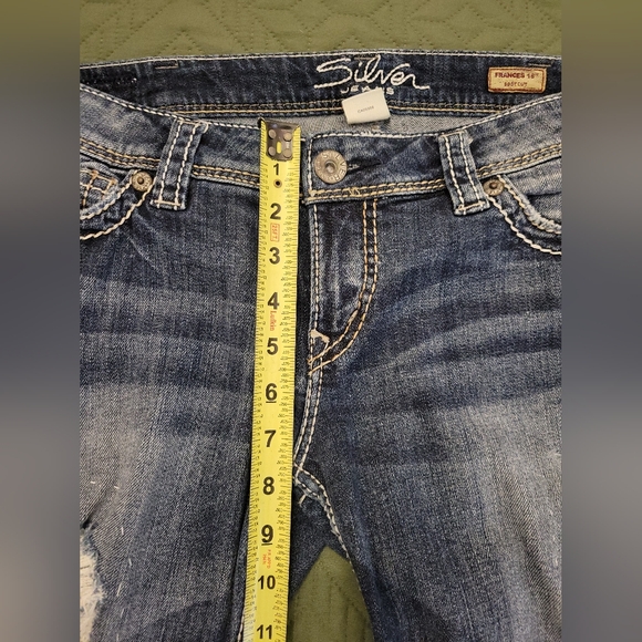 Silver jeans women's size 30W/33L Frances 18" bootcut - Picture 8 of 10